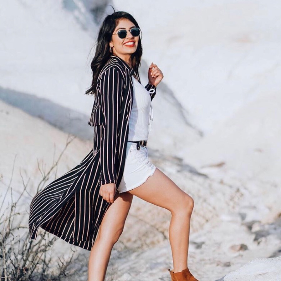Striped Duster